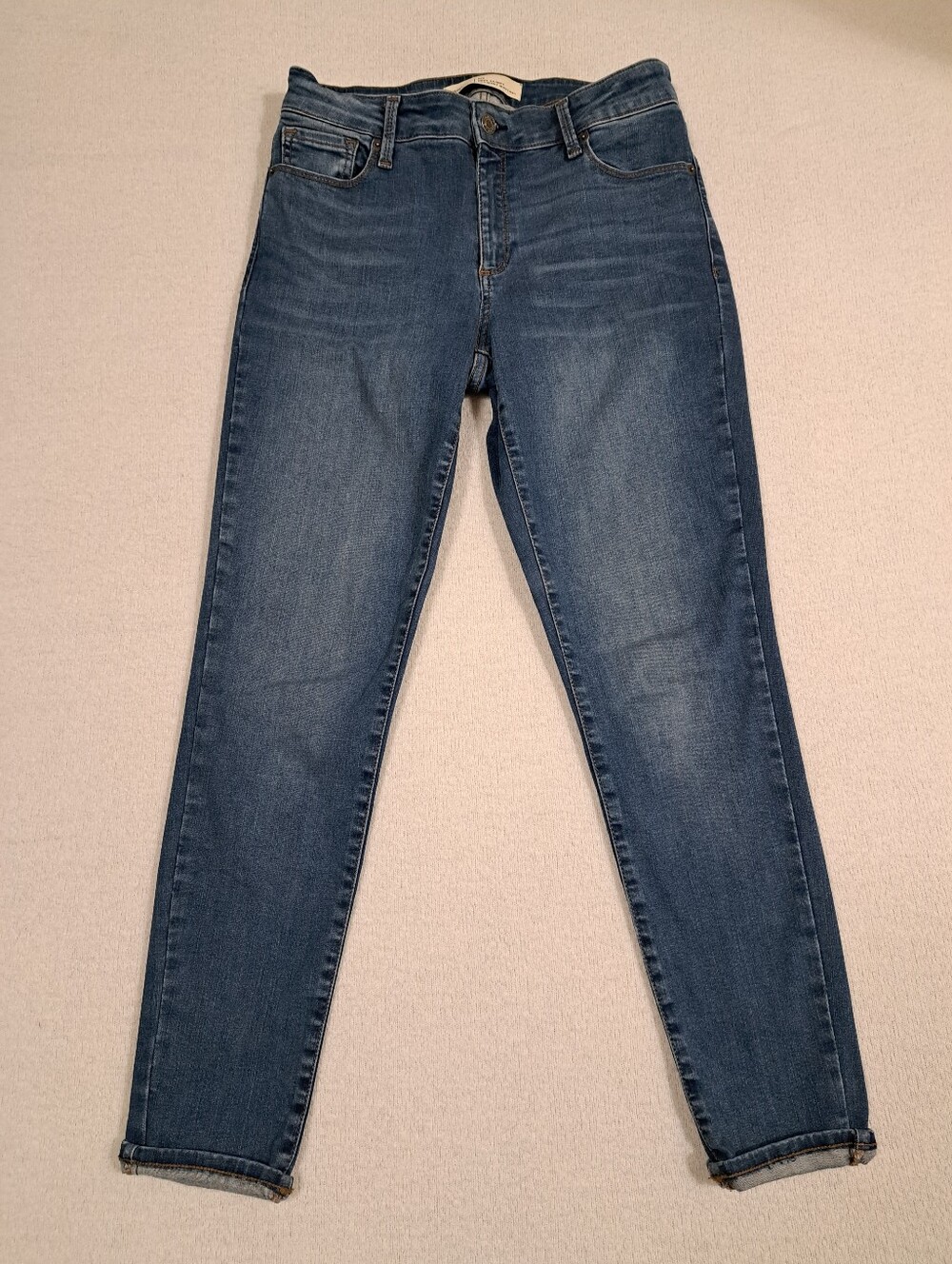 Gap True Skinny Jeans Size 29 Blue Denim Casual Stretch Classic Mid Rise